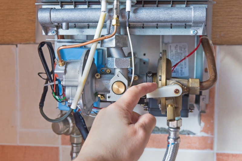 Plumbing and heating work in a Brent Cross property
